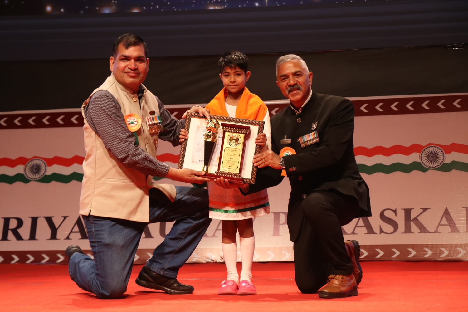 Ishani Shinde in a dramatic swimming portrait